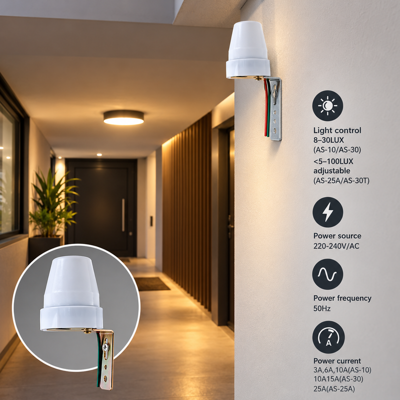 Day/night Sensor 10A-Mr Smart Lighting Company.