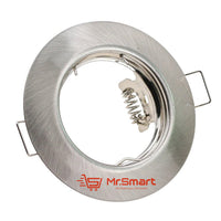 Downlight Fitting (GU10/MR16) - Silver Aluminum Ceiling Downlight Fitting for GU10 and MR16 LED Bulbs South Africa
