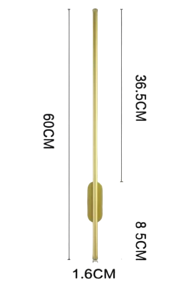 18W LED Wall Lamp - Black.