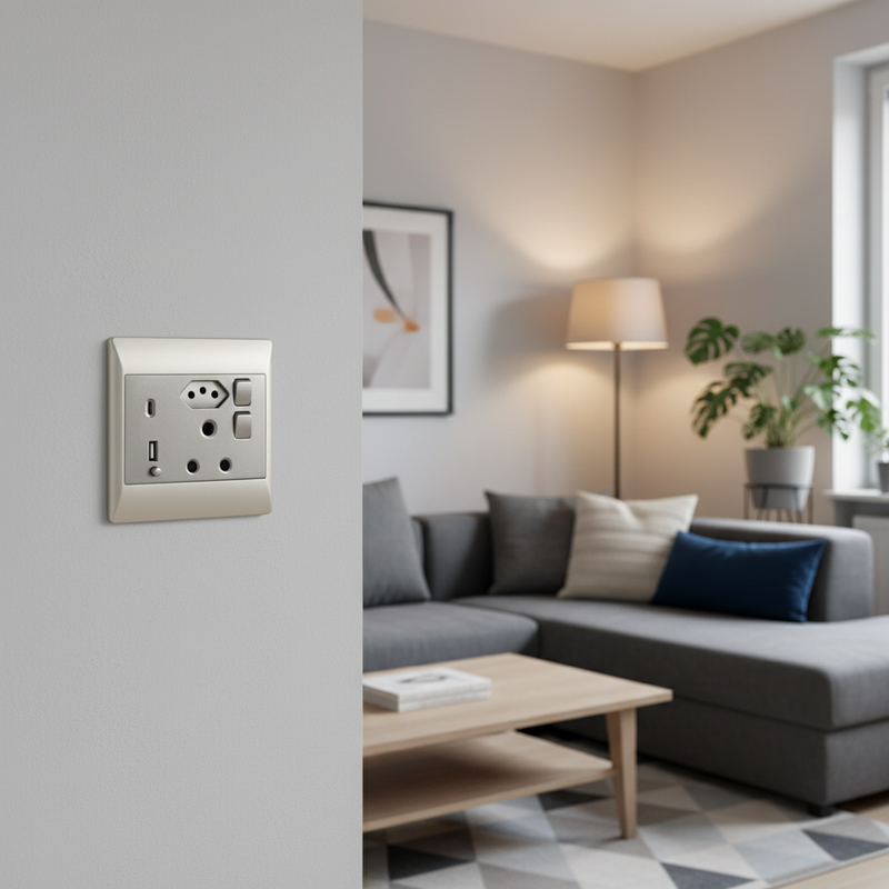 Type-c, USB, Euro and SA plug - EPL365 DUO