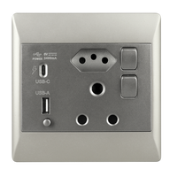 Type-c, USB, Euro and SA plug - EPL365 DUO