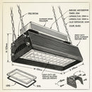 EUROLUX LED LINEAR LIGHT HIGH BAY 120W-IP65-4000K-(3 YEARS WARRANTY)-Modular lighting-Mr Smart Lighting Company.