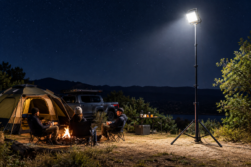 Eurolux-Rechargeable 25W Portable Work-light FS204-IP66-6500K-(2 Years Warranty)-Camping Site, Outdoor living-Mr Smart Lighting Company