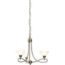 Eurolux CH192SC 3 Lights Chandelier Satin Chrome With Glass Shades G9 40W (Excluded) Satin Chrome-Mr Smart Lighting Company.
