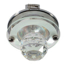 Eurolux D104CHC Round Pressed Downlight With Steel Crystal Ball Chrome-Mr Smart Lighting Company.