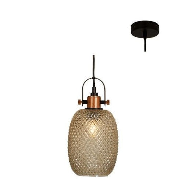 Eurolux P1106CG, P1106SG Pendant Glass 160 E27 (Multiple Colors/Finishes)-Mr Smart Lighting Company.