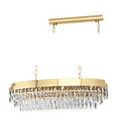 Eurolux P1128G Valparaiso Pendant 10L E14 40W Crystal Gold-Mr Smart Lighting Company.