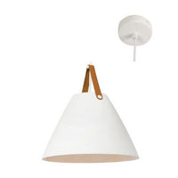 Eurolux P1130W 360mm Leather Sanded Pendant Sanded Wh Mr Smart Lighting Company.