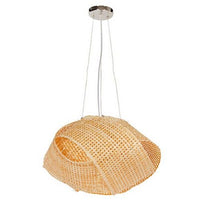 Eurolux P1288N Neda 350 Pendant Nature Woven Bamboo E27 1x60w-Mr Smart Lighting Company.
