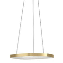 Eurolux P1312 Vallerosa Pendant Brushed Brass LED 25.2w 3000K-Mr Smart Lighting Company.