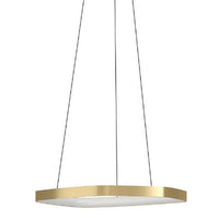Eurolux P1312 Vallerosa Pendant Brushed Brass LED 25.2w 3000K-Mr Smart Lighting Company.