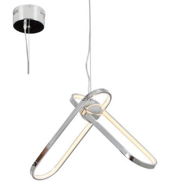Eurolux P574 LED Pendant Chrome / Silver Chrome-Mr Smart Lighting Company.