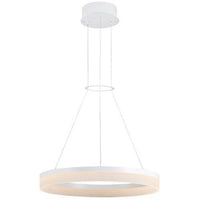 Eurolux P616 Pendant LED 38W White Ring Warm White-Mr Smart Lighting Company.