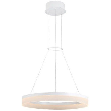 Eurolux P616 Pendant LED 38W White Ring Warm White-Mr Smart Lighting Company.