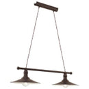 Eurolux P694 Stockbury 2 Pendent Lights Antique Brown-Mr Smart Lighting Company.