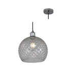 Eurolux P908 Porto Pendant Chrome With Clear Glass Chrome-Mr Smart Lighting Company.