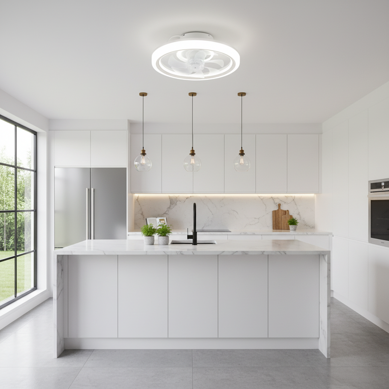 CEILING FAN-FCF021 WHITE