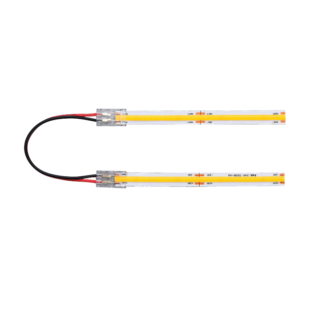 Fast 2way Connector with 10cm cuttable for 8mm COB/SMD Strip
