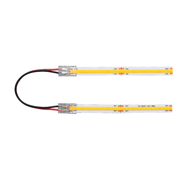 Fast 2way Connector with 10cm cuttable for 8mm COB/SMD Strip