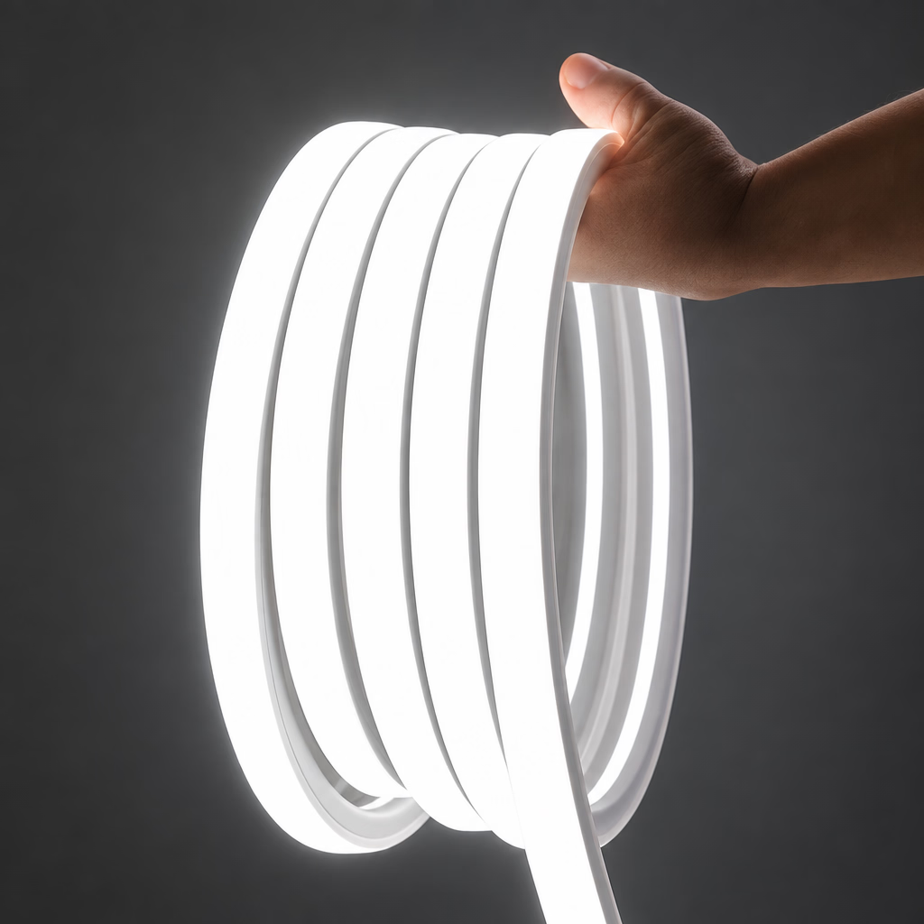 220V Neon Flathead LED Strip Light-Cool White-Mr Smart Lighting Company