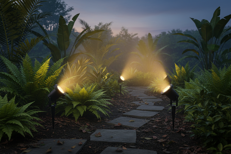 GARDEN SPIKE LIGHT-GS016 BLACK
