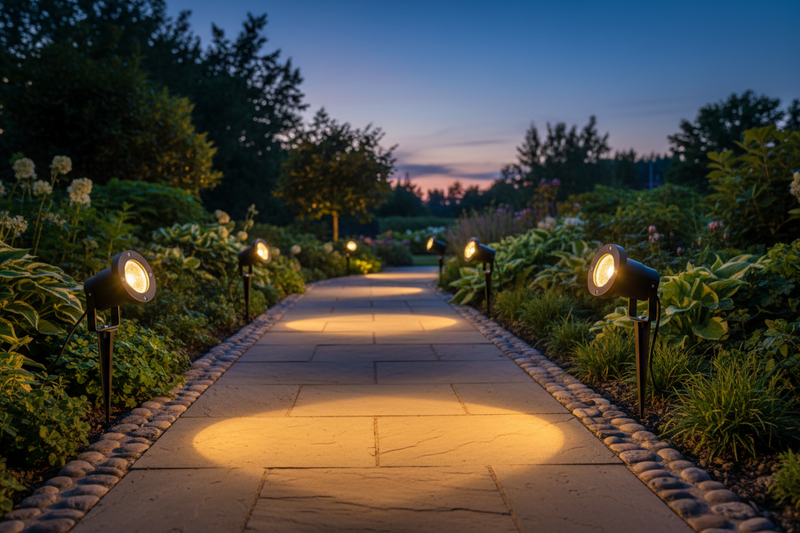 GARDEN SPIKE LIGHT-GS016 BLACK