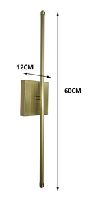 Modern Tube 350° Rotate LED Indoor Wall Light - 60cm Warm Light