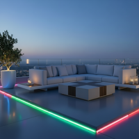 5M IC-RGB NEON ROPE LIGHT-IP20-HVS200-5V-25W.