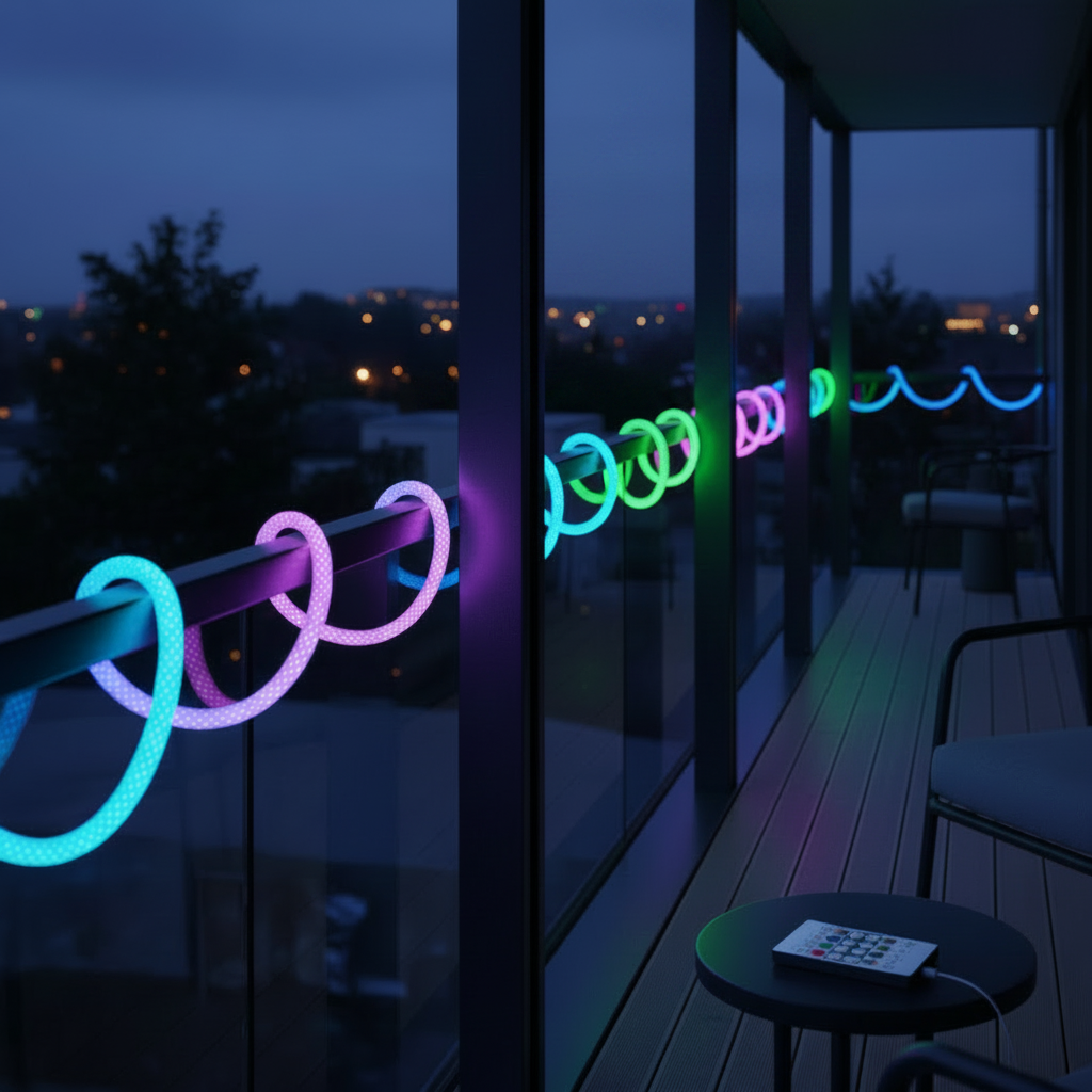 5M IC-RGB NEON ROPE LIGHT-IP20-HVS200-5V-25W.