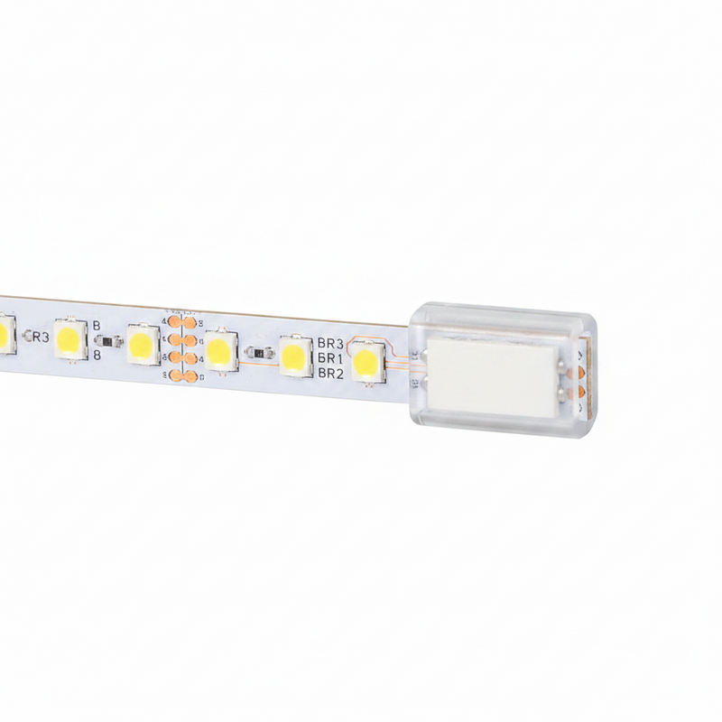 End cap for 24V/230V IP65 COB LED strip light.