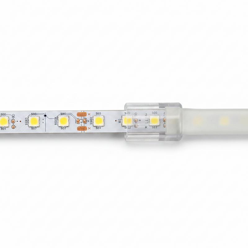 End cap for 24V/230V IP65 COB LED strip light.