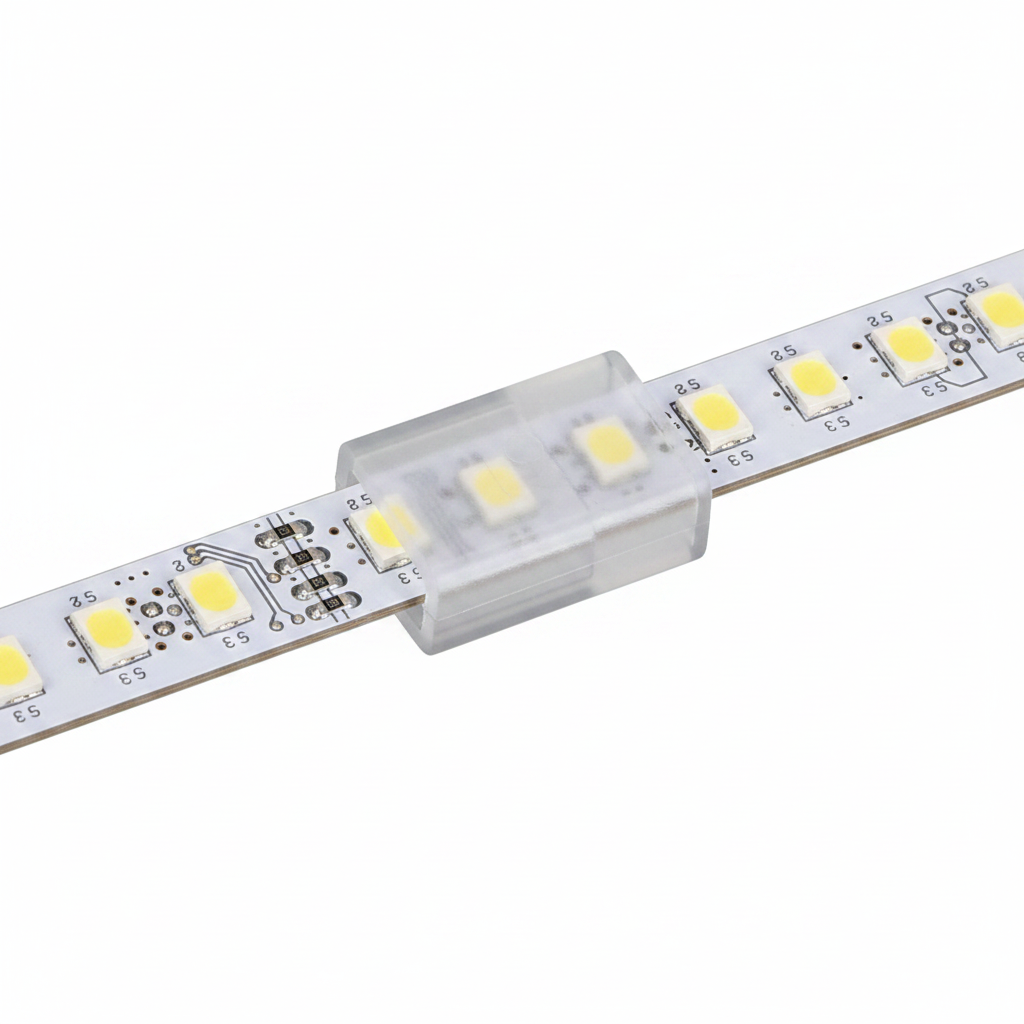 End cap for 24V/230V IP65 COB LED strip light.