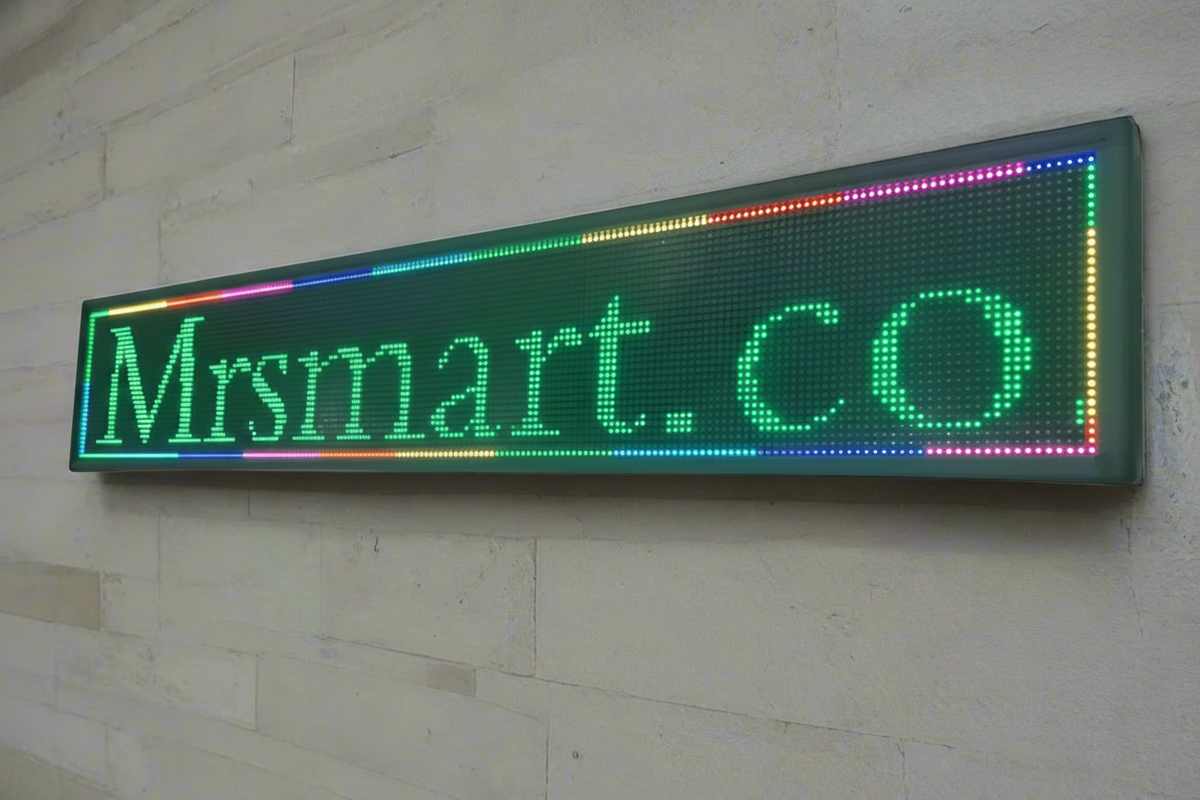2M Smart RGB/Multicolor LED Panel Notice Board (message board).