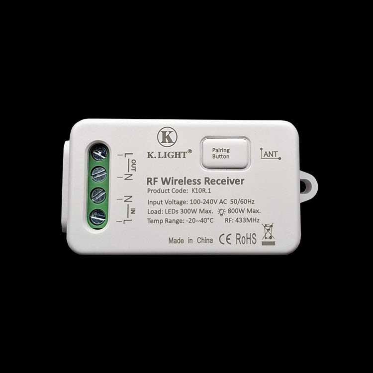 K.Light  S11-K10R 1 Channel Kinetic Switch Receiver.