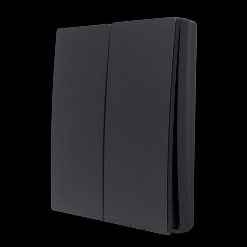 K.Light Two Lever Kinetic Frameless Switch SLL2BL IP42.