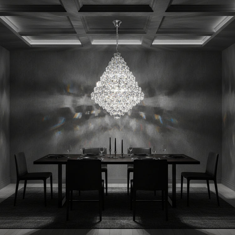 K-Light KLCH-6003/26 230V 40W E14 Medium Diamond Crystal Chandelier.