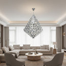 K-Light KLCH-6003/26 230V 40W E14 Medium Diamond Crystal Chandelier.