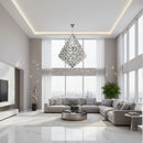 K-Light KLCH-6003/26 230V 40W E14 Medium Diamond Crystal Chandelier.