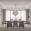 K-Light  KLCH-6003/51 230V 40W E14 Medium Diamond Crystal Chandelier.