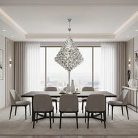 K-Light  KLCH-6003/51 230V 40W E14 Medium Diamond Crystal Chandelier.