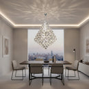 K-Light  KLCH-6003/51 230V 40W E14 Medium Diamond Crystal Chandelier.