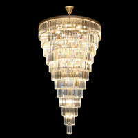 K-Light KLCH-6515/34-SG 230v 40W E14 GRANDIOSE Crystal Chandelier.