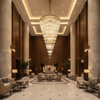 K-Light KLCH-6515/34-SG 230v 40W E14 GRANDIOSE Crystal Chandelier.