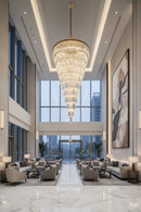 K-Light KLCH-6515/34-SG 230v 40W E14 GRANDIOSE Crystal Chandelier.