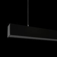 K Light AP-500/BL+BL-WW-1, AP-500/BL+BL-WW-2, AP-500/BL+BL-WW-3 Complete U-Channel Pendant with Black Cover Warm White-Mr Smart Lighting Company.