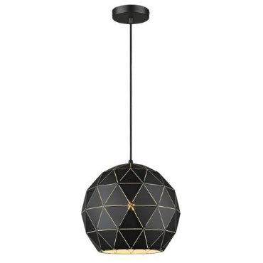 K Light G-KLCH-820-M/BL, G-KLCH-820-M/CO, G-KLCH-820-M/SG, G-KLCH-820-M/WH Medium Laser Cut Metal Ball Pendant (Multiple Colors/Finishes)-Mr Smart Lighting Company.