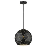 K Light G-KLCH-820-M/BL, G-KLCH-820-M/CO, G-KLCH-820-M/SG, G-KLCH-820-M/WH Medium Laser Cut Metal Ball Pendant (Multiple Colors/Finishes)-Mr Smart Lighting Company.