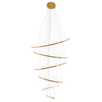 K Light K-LED-201/GD, K-LED-201/BL 230v 145W LED Mega Ribbon Pendant (Multiple Colors/Finishes)-Mr Smart Lighting Company.