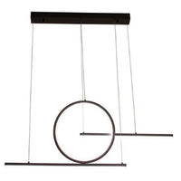 K Light K-LED-300/BL, K-LED-300/GD 230v 36W LED Pendulum Pendant (Multiple Colors/Finishes)-Mr Smart Lighting Company.