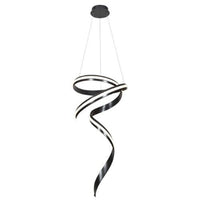 K Light K-LED-484/BL 230V 60W LED Cygnet Pendant Black-Mr Smart Lighting Company.